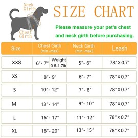 Cat Harnesses and Puppy Harness with Leashes Set, Escape Proof Cat Harness, Adjustable Reflective Soft Mesh Vest Fit Puppy Kitten Rabbit Ferrets's Outdoor Harness