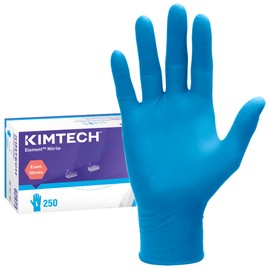 Kimtech™ Element™ Nitrile Exam Gloves (62873), Thin Mil, 3.2 Mil, Ambidextrous, 9.0”, L, 250 / Box,Blue