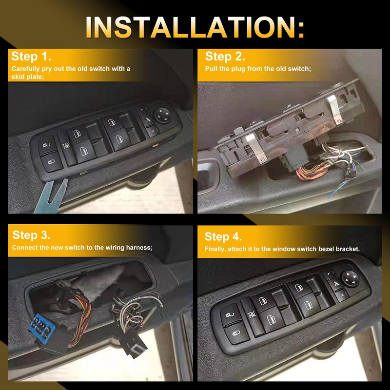 SWITCHRISE Power Window Switch for Honda Fit 2009-2014 Window Control