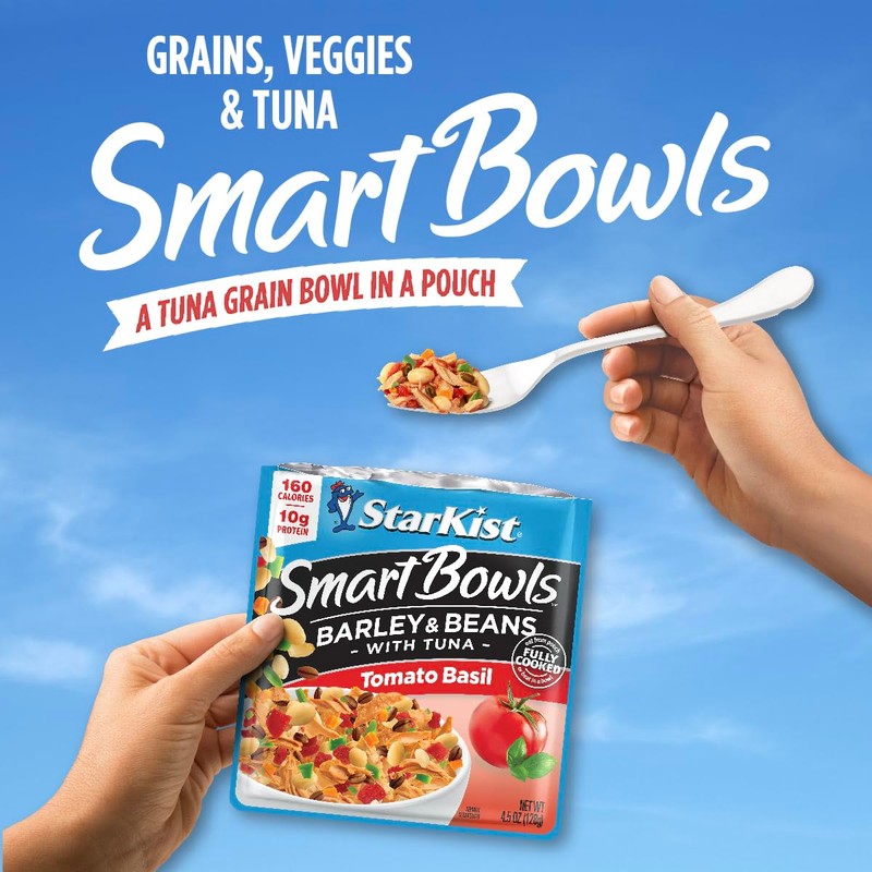 StarKist Smart Bowls Tomato Basil, 4.5 oz Pouch (Pack of