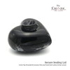 Small Heart Urns for Human Ashes - Black Mini Keepsake