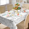 Xinvery 2 x Paper Tablecloth for Colouring Easter, Easter Tablecloth,