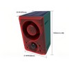 Lancoon Solar Motion Sensor Alarm Outdoor with Barking Shot Sound