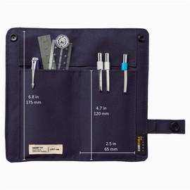 Lihit Lab Smart Fit Pen Case, Black A7585-24