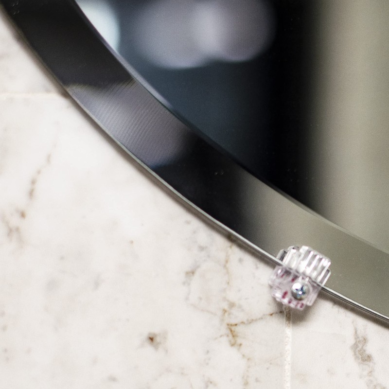 Dulles Glass Modern Round Frameless Mirror - 42'' inch, 1/4"