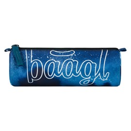Baagl Round Pencil Case for Boys Girls Teenagers - School Pencil Case for Stationery - School Supplies Pencil Case, Children's Pencil Case, Case for School, steel, pencil case