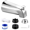 Dreyoo Tub Spout (Universal Fits 1/2" Copper Pipe, 1/2" IPS