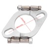 For Replacement Exhaust Flange, 2inch Flat Oval Split Repair Exhaust