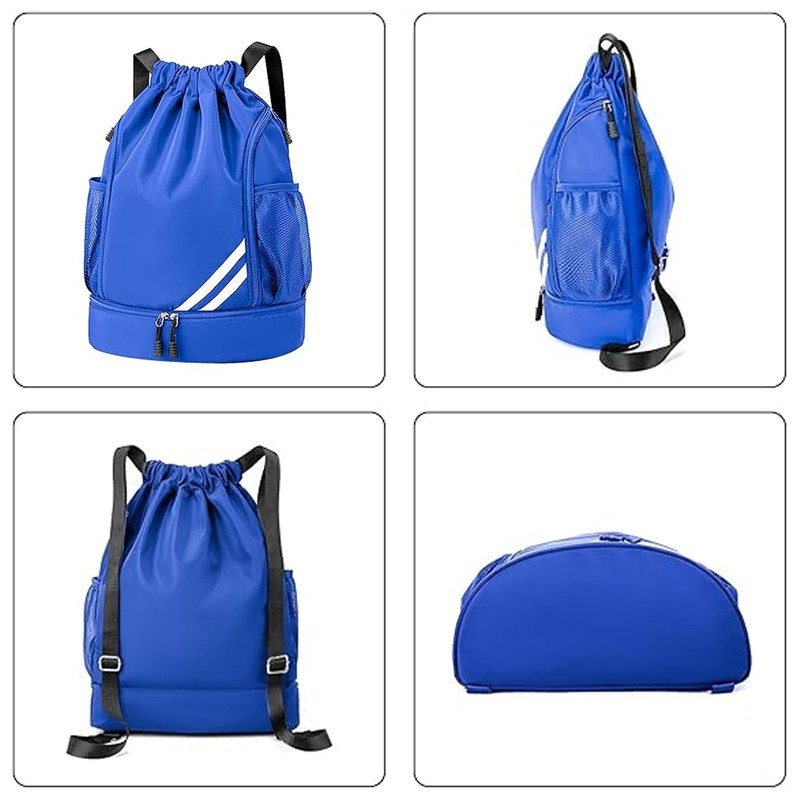 Fashion Sports Backpacks, Large Capacity Drawstring Gym Bag, Waterproof Backpack
