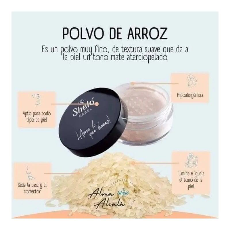 Polvo Arroz Traslúcido Sellador Matifica Regalo