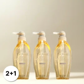 Tsubaki 츠바키 프리미엄 볼륨 앤 리페어 까멜리아 오일 샴푸 450ml 3개 Tsukuba Premium Volume and Repair Camellia Oil Shampoo 450ml 3pcs