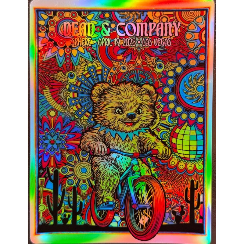 DEAD AND COMPANY SPHERE APRIL 19TH 2025 LAS VEGAS STICKER/POSTER