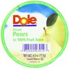 Dole Diced Pears, 4-Ounce Cups (Pack of 36)