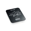 GRAEF KS 202 Digital Kitchen Scales, Black, Easy to Clean