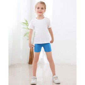 Adorel Girls' Shorts Underskirt Summer Short Thin Leggings Cycling Shorts Pack of 8, Colourful memory