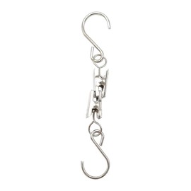 Alamic Gutter Hangers for Lights String Light Clips Patio Light Clips 30 Pack Awning Light Clips String Light Hangers Clip Hooks for Home, Patio, Garage, Party, Camp and More - Silver