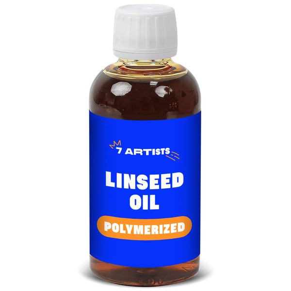 7 Artists Premium Linseed Oil for Oil Paints, 250 ml