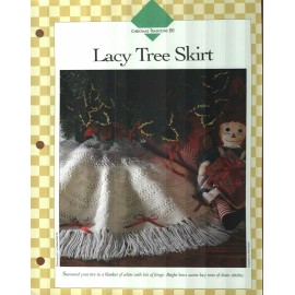 Vanna NEW LACY TREE SKIRT CHRISTMAS VANNA'S CLUB CROCHET PATTERN INSTRUCTIONS