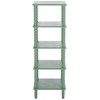 SAFAVIEH Home Collection Dilyn Sage Green 5-Tier Shelving Unit Bookshelf