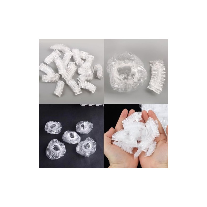 Tapas impermeables para los oídos, 100 Protectores auditivos desechables, Protectores