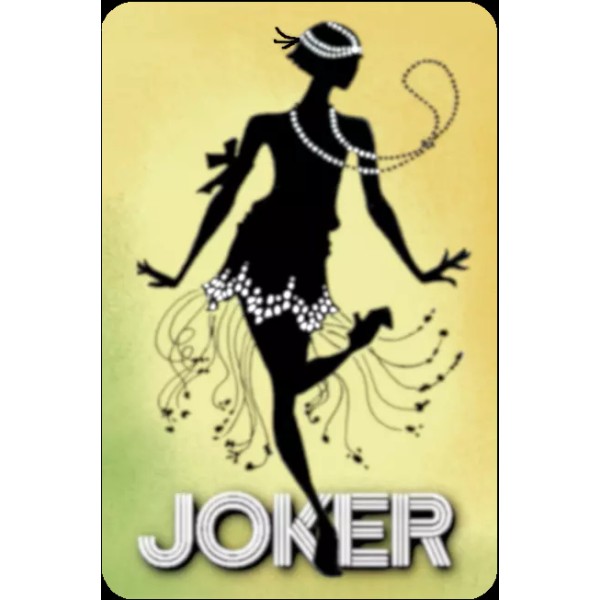Mah Jongg Jong Mahjong 10 Joker Stickers Dancer - Set