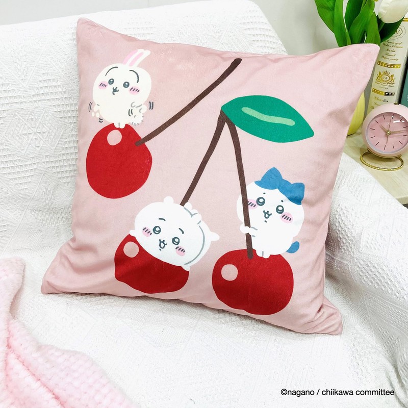 MORIPiLO 4621294 Morishita Chiikawa Cushion Cover, Hachiwale, Rabbit, Pink, 17.7