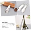 Healeved 2pcs Portable Stainless Steel Shoehorn with Hanging Ring Ergonomic