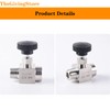 1/8 1/4 1/2 Inch NPT Needle Valves 304 Stainless Steel
