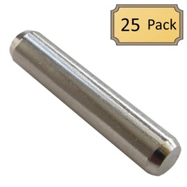 Desunia 5mm "Cylinder" Cabinet Shelf Support Pegs - Polished Nickel - 50 Pack