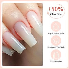 NovaCharm Nail Repair Glue for Damaged Nails, Strong Nail Strengthener for Thin and Split Natural Nails, Instant Cracked Nail Nails Repair Gel - Long Lasting and Easy for Beginners Daily Care