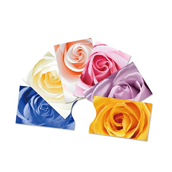RFID Blocking Credit Card Sleeves (Roses)