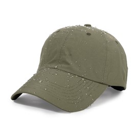 Geyanuo Unisex Running Baseball Hat Waterproof Outdoor Sun Protection Hat Cool Workout Hats for Men and Women ArmyGreen