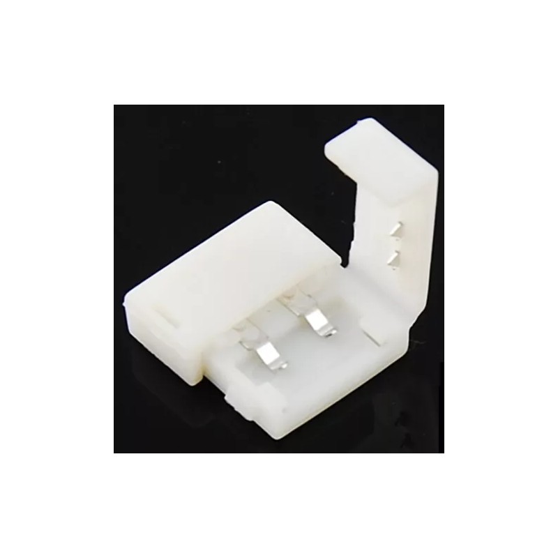 Unbranded/Generic 10pcs 10mm 2-pin Solderless Clip Coupler Connector for 5050