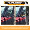 RI UTV Rear View Side Mirrors Door Mounted for Polaris