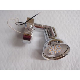 SCANDVIC LED CABIN READING LIGHT CHROME BRASS 12V 390 41366 WITH SWITCH CLASSIC YACHT