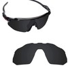 Alphax Polarized Stealth Black Replacement Lenses for Oakley Radar EV