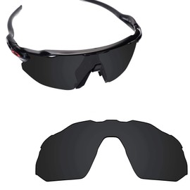 Alphax Polarized Stealth Black Replacement Lenses for Oakley Radar EV Advancer OO9442