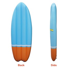 HOHQB 59“ Inflatable Surfboard Luau Themes and Beach Party Decorations Board Pool Floats for Kids and Adults