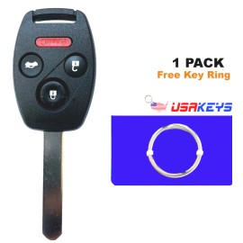 USAKEYS For 2008 2009 2010 2011 2012 Honda Accord Sedan Keyless Remote Car Key Fob