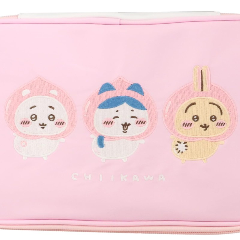 Shobido Chiikawa Multi-Pouch, Original Design, Peach Series, Chiikawa Nagano Storage