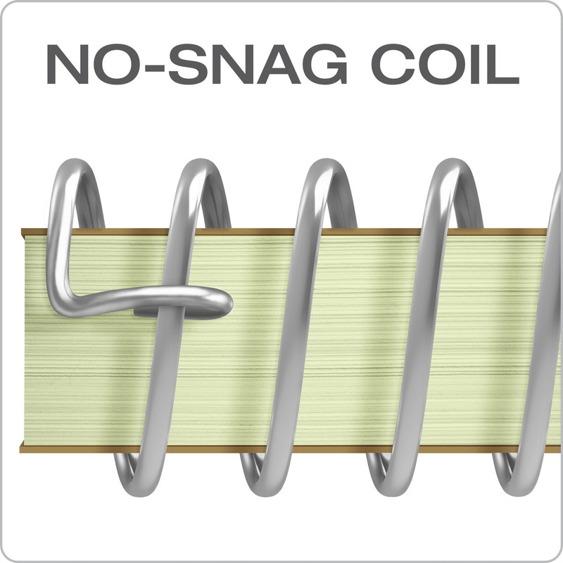 Ampad Single Wire Notebook, 8 x 5, 1 Subject, Tan