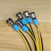 Kiligen 5pcs 8mm 110V-220VAC LED Waterproof Indicator Light Pilot Light