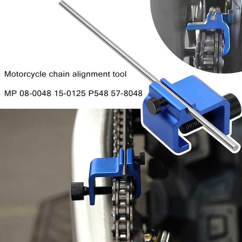 Chain Alignment Tool Suitable for Motorcycles and ATVs, Quick Accurate