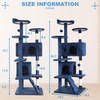 FDW Cat Tree 54in Cat Tower Multi-Level Durable Cat Scratching