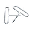 LC LICTOP 3mm Hex Dogging Key with Oval Loop, Solid