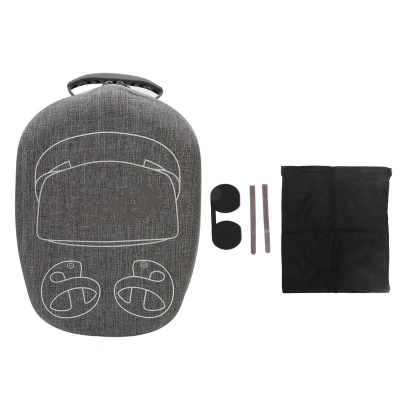 VR Headset Travel Case EVA Gray Anti Fall Portable VR