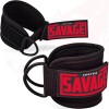 BeSAVAGE Ankle Strap for Cable Machine Attachments | Gym Ankle