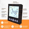 Digital Flush-Mounted Thermostat Black 8 cm Screen Diagonal for Drive