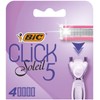 Bic Click 5 Soleil Women's Razor Refills, 3 Moveable Blades