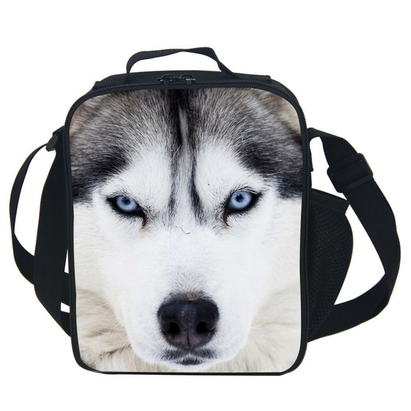 CAIWEI Animal Dinosaur Cat Shark Husky and Dolphin Insulated Lunch
